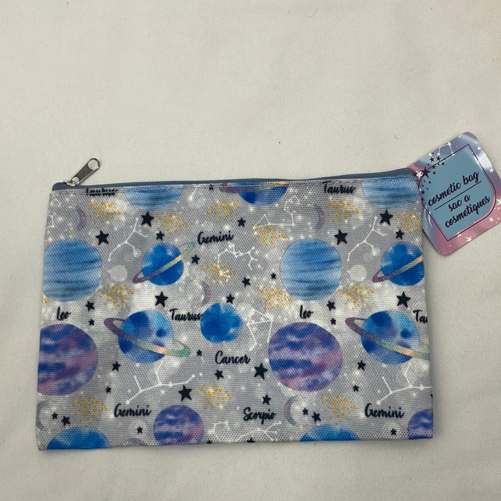 Zodiac Planet Cosmetic Bag